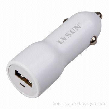Portable USB Car Charger/Adapter in 5V/1A, Portable Travel Charger for All USB 5V Devices